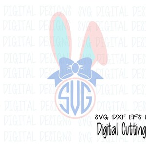 Download Bow bunny svg | Etsy