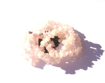 Pale Rose Quartz: 20 7/9 mm in diameter chips