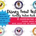 PRINTABLE PDF-Disney World Iron-On unOfficial Disney Treat Tester Images