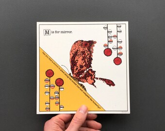 M is for Mirror - Original Artwork from An A to Z Treasure Hunt