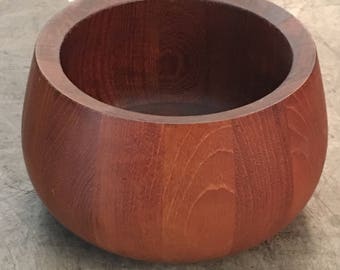 1960s Vintage Dansk Teak Serving Bowl