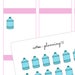 Water Bottle Delivery Jug Stickers || Planner Stickers | Erin Condren Stickers | Happy Planner Stickers | Filofax Stickers