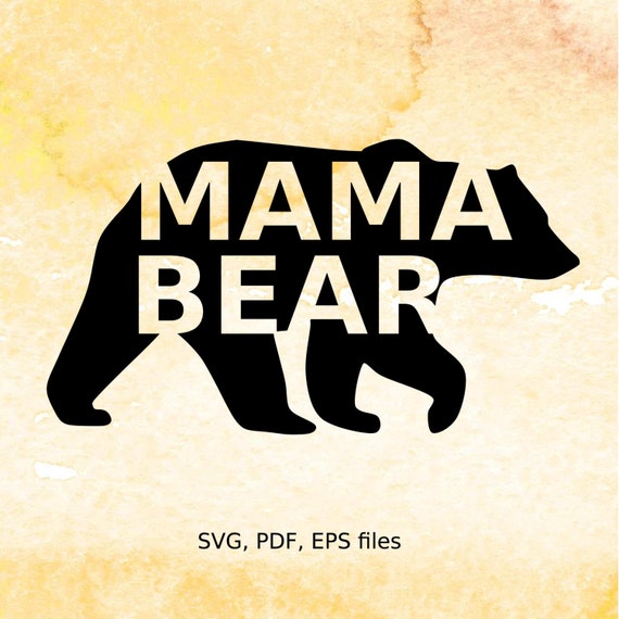 Download Mama Bear svg file digital designfor cutting with Cricut