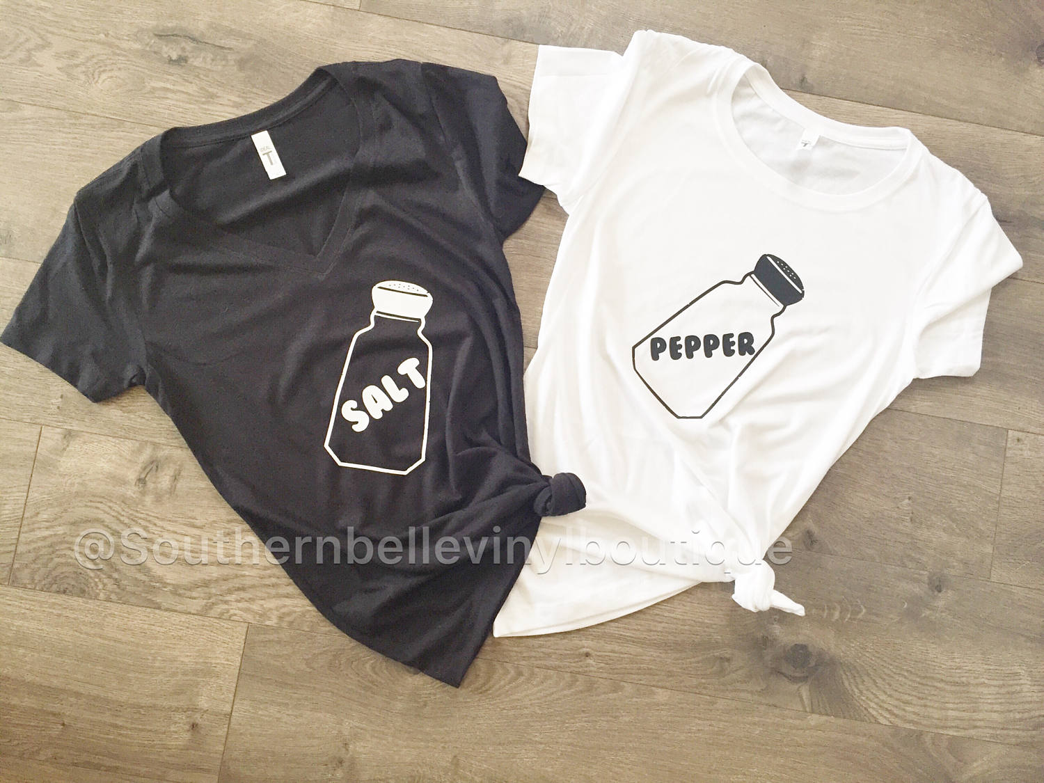 Salt and pepper shirts best friend shirts salt and peppers