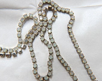12 SS Vintage Rhinestone Chain Swarovski Sand Opal 3mm 0.5/1/2/5 Meters