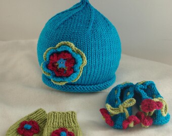 O/3months Merino baby set