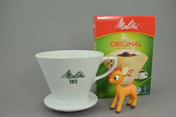 Vintage Melitta Coffee Filter 102 Mid Century Germany Retro Vintage Melitta Coffee Filter 102 Mid Century Germany Retro