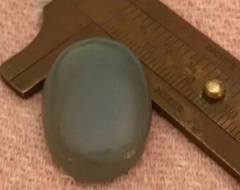 26.5 x 19.5 chalcedony cabochon