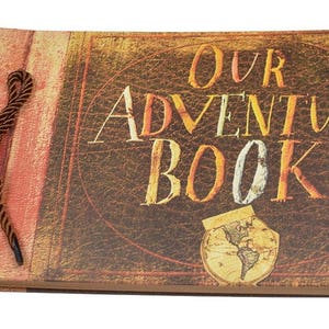 Anniversary Photo Album Scrapbook - Our Adventure Book Wedding Photo Album Scrapping 11.6”x7.5” inches, 80 Pages