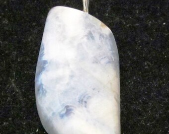 Rare, from Turkey, Lapis Lace Onyx Pendant silver bail 44ct