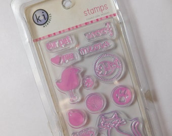 17 Clear Stamps - Pet Themed - New in Package