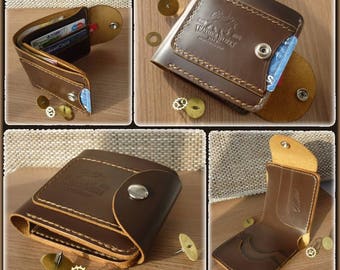 Card holder Leather card wallet Leather wallet Bifold wallet Mens walletPersonalized wallet Groomsmen wallets Father's Day GiftCustom wallet