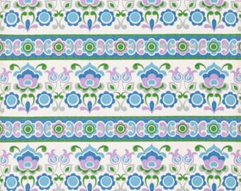 70s Flower Wallpaper #0717-running meter/vintage wallpaper/Flower wallpaper