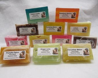 Homemade in Texas Essential Oil Glycerin Block Soap
