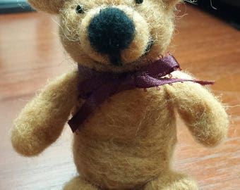Needle Felted Teddy Bear