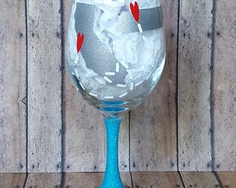 Never too far to Wine Together! Glitter Stem