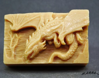 DRAGON SILICONE MOLD soap plaster wax resin chocolate sugarcraft monster game of thrones mould