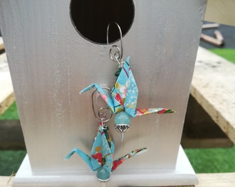 origami Japanese paper earrings