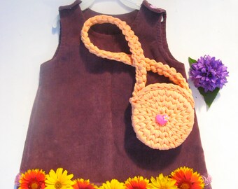 Bag for baby 2 years.Сhildren's handbag.For girl.