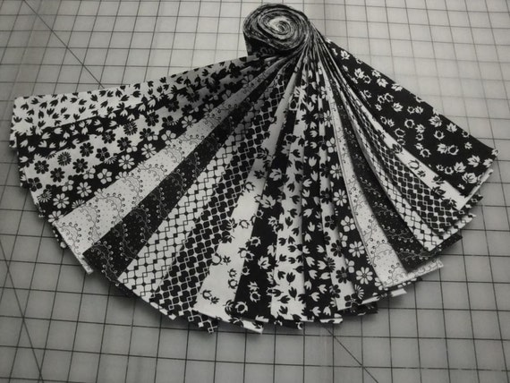 Jelly RollBlack & White Prints by Choice Fabrics