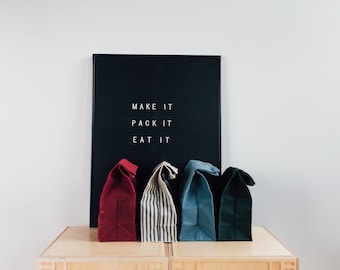 Waxed Canvas Lunch Bag // Waxed Canvas Lunch Bags