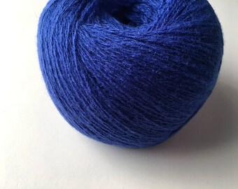Reclaimed Lace Yarn - Wool - Cobalt