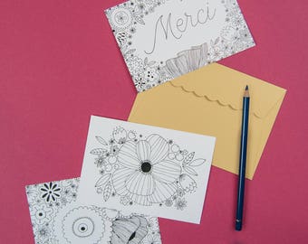 Set of 3 cards to choose from
