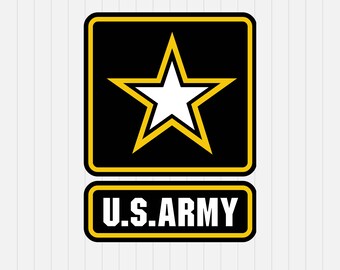 US Army Logo Svg- Military svg - INSTANT DOWNLOAD - 1-Dxf, Eps, Pdf, Png, Svg - Cricut - Silhouette