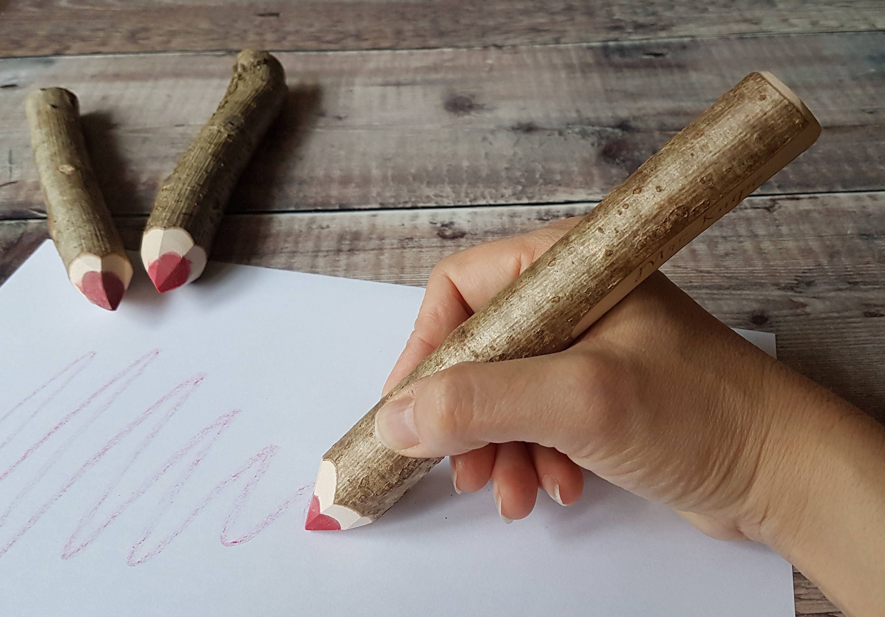 Giant wooden crayons Photo props baby photo props Wooden