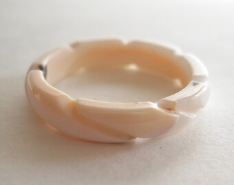 Carved shell ring | Etsy