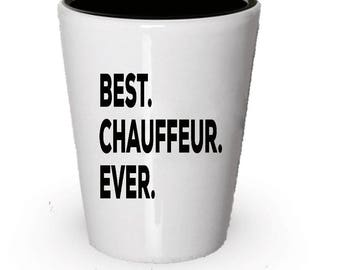 Chauffeur Shot Glass, Best Chauffeur Ever, Chauffeur gift, Gift for Chauffeur , Birthday Gift, Christmas Present