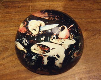 The Garden of Earthly Delights Paperweight, Hieronymus Bosch, Art Gift, Artistic