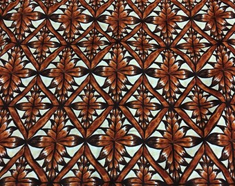 Vintage 70s THC Hawaiian Textiles Bold Fabulous Hawaiian Barkcloth Fabric 6yds