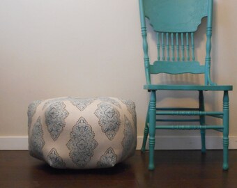 Bohemian pouf / Ottoman Pouf / foot stool / Floor cushion / Moroccan floor pillow / Monroe Cadet / Unique Decor for Home or Dorm / Pouf