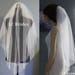 2 Tier Fingertip Pearl Edge Wedding Veil