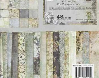 6" x 6" Nature Garden Collection Paper Stack