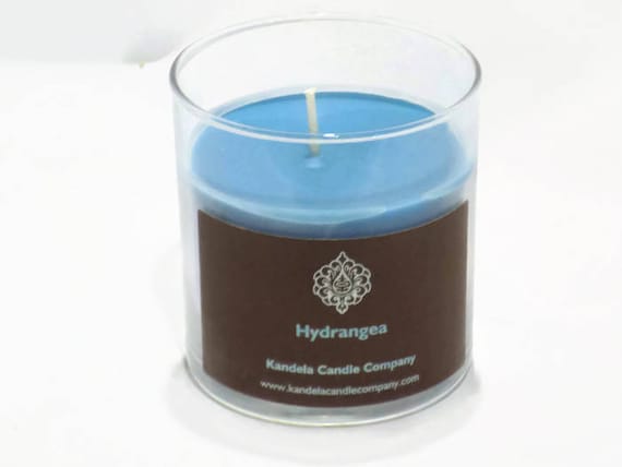 New! Hydrangea Scented Candle in Straight Tumbler