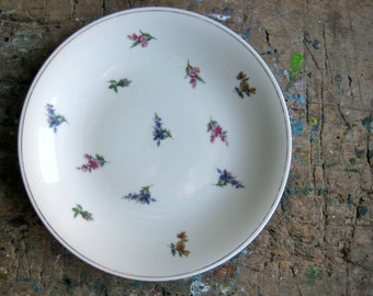 A vintage French compotier, pedestal plate, serving plate, Limoges, porcelain