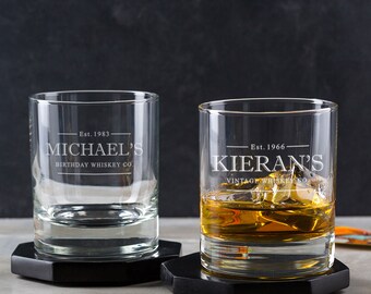 Personalised Whiskey Glass Tumbler