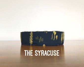 Dog Collar, New Puppy Gift, Dog Collars, Martingale Dog Collar, Boyish Dog Collar, Boy Dog Collar, Pine Tree Dog Collar, Male Dog Collar