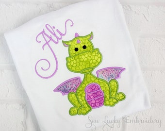 Baby Dragon shirt - dragon shirt - dragon top - birthday shirt - first birthday shirt - dragon t shirt - toddler dragon shirt - green dragon