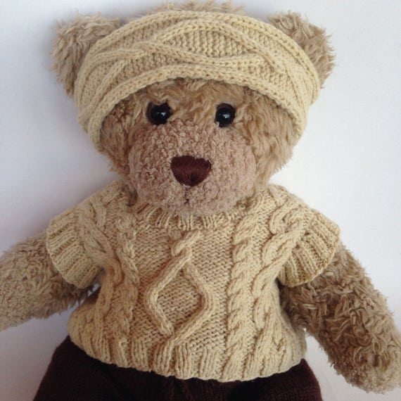 teddy bear sweater pattern