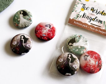 Fairytales Button pack #2 - Badges - Pinback button