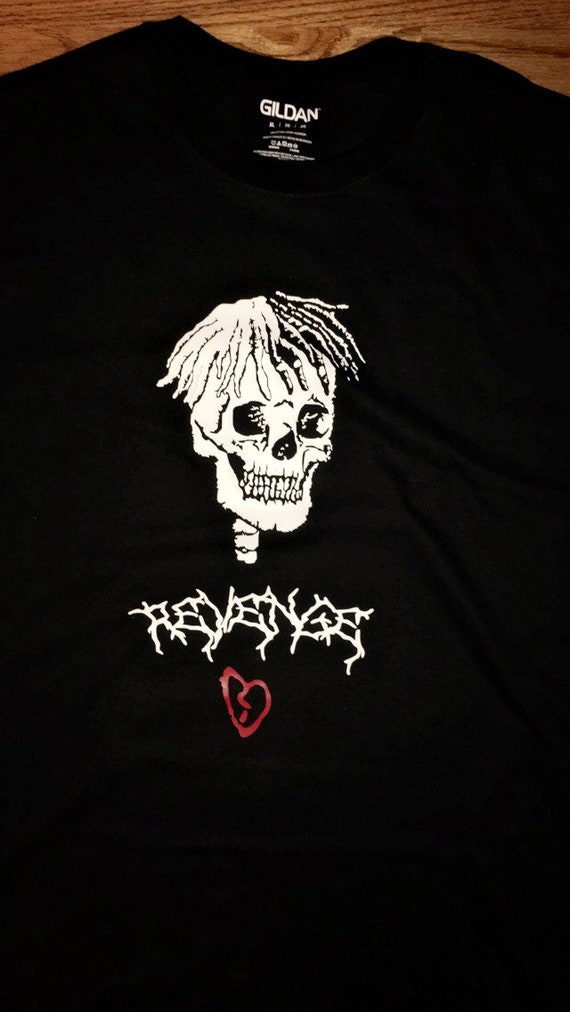 Xxxtentacion REVENGE skull T shirt