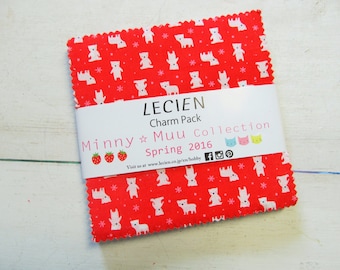 Minny Muu 5 Inch Square Pack - Spring 2016 - Lecien - Japan, Inc