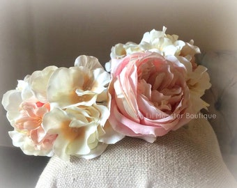 Floral Crown/ maternity prop/ mommy and me floral crown/ vintage floral crown/ flower girl floral crown/ halo