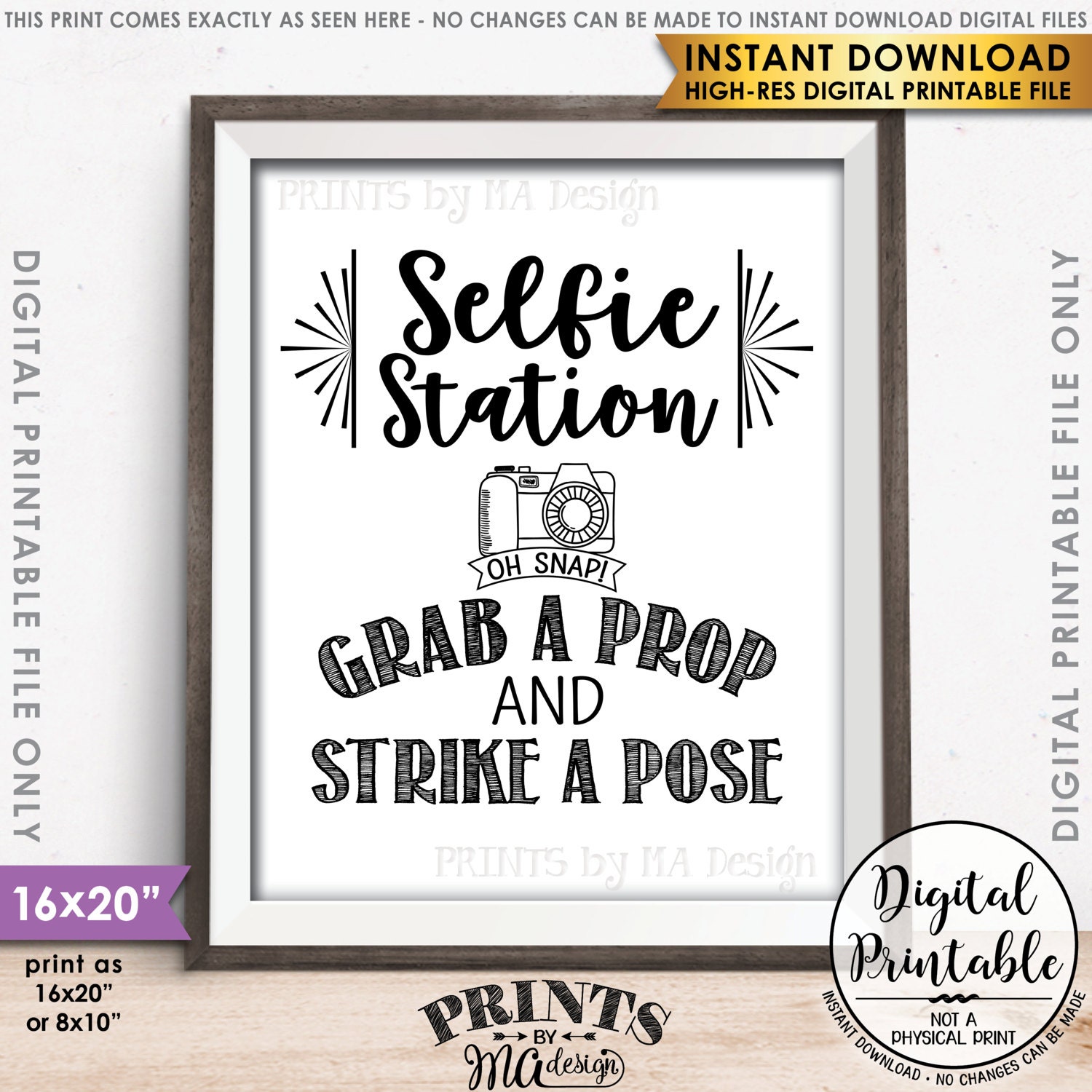 It is a photo of Magic Selfie Station Sign Free Printable It's just a photo of Magic Selfie Station Sign Free Printable