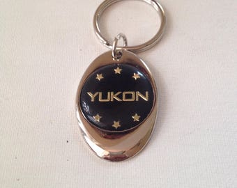 Chevrolet Yukon Keychain Chrome Plated Solid Metal Key Chain