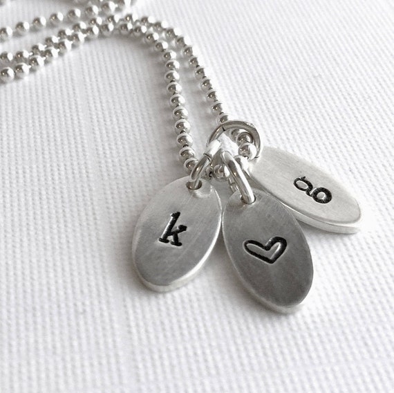 Personalized Boyfriend Girlfriend Jewelry Oval Charm