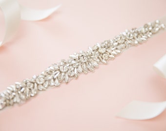 Bridal belts and sashes - bridal belt - bridal sash - rhinestone belt - wedding belt - wedding sash - wedding dress sash -wedding dress belt